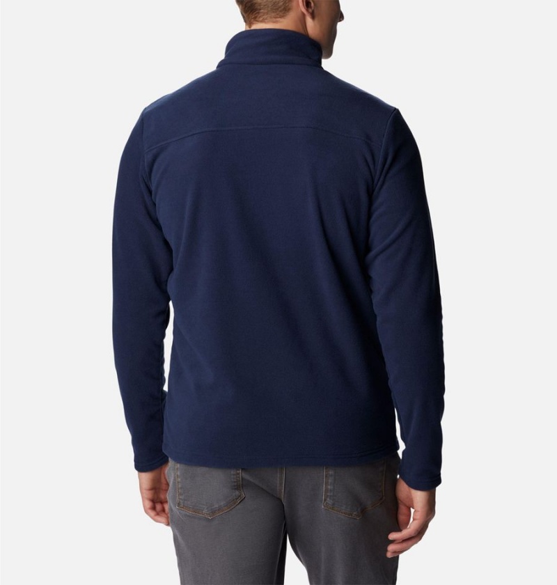 Navy Columbia Castle Dale Full Zip Men's Fleece Jacket | 93528DTPK