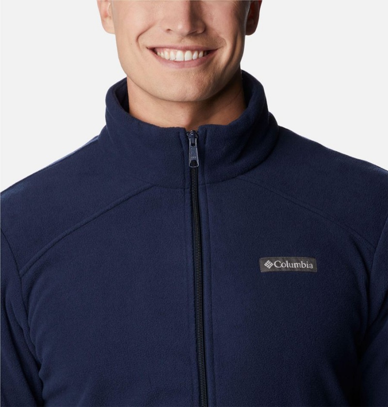 Navy Columbia Castle Dale Full Zip Men's Fleece Jacket | 93528DTPK