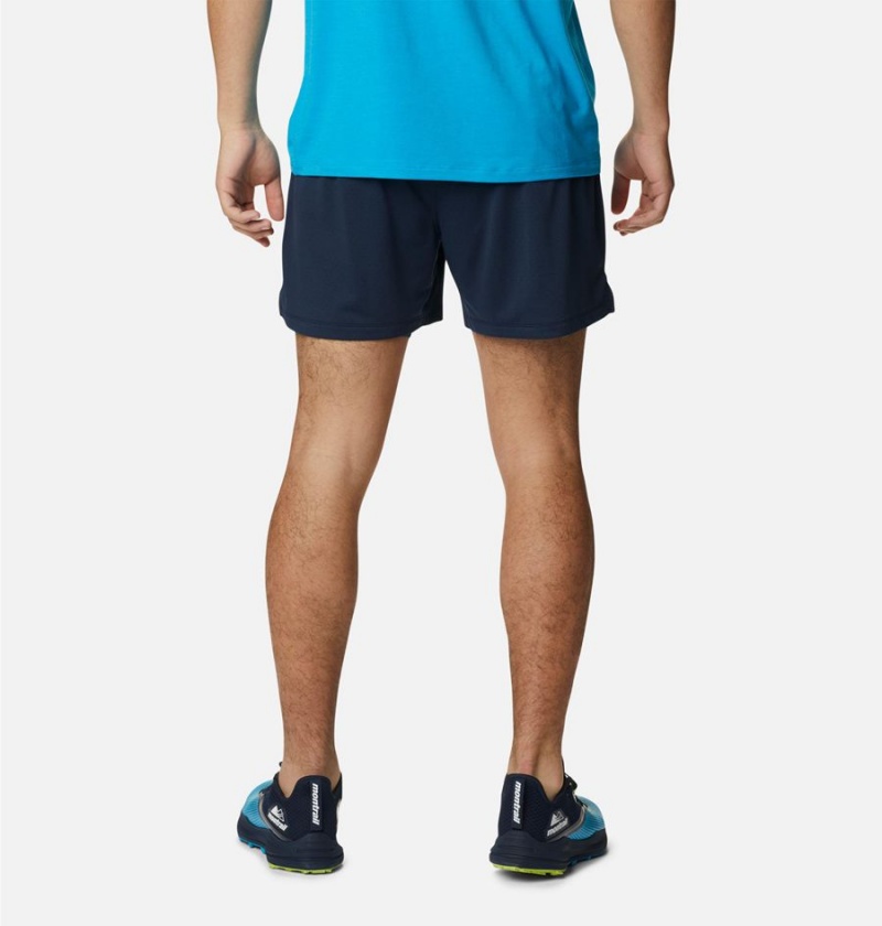 Navy Columbia Endless Trail 2-in-1 Men's Shorts | 57320DHPK