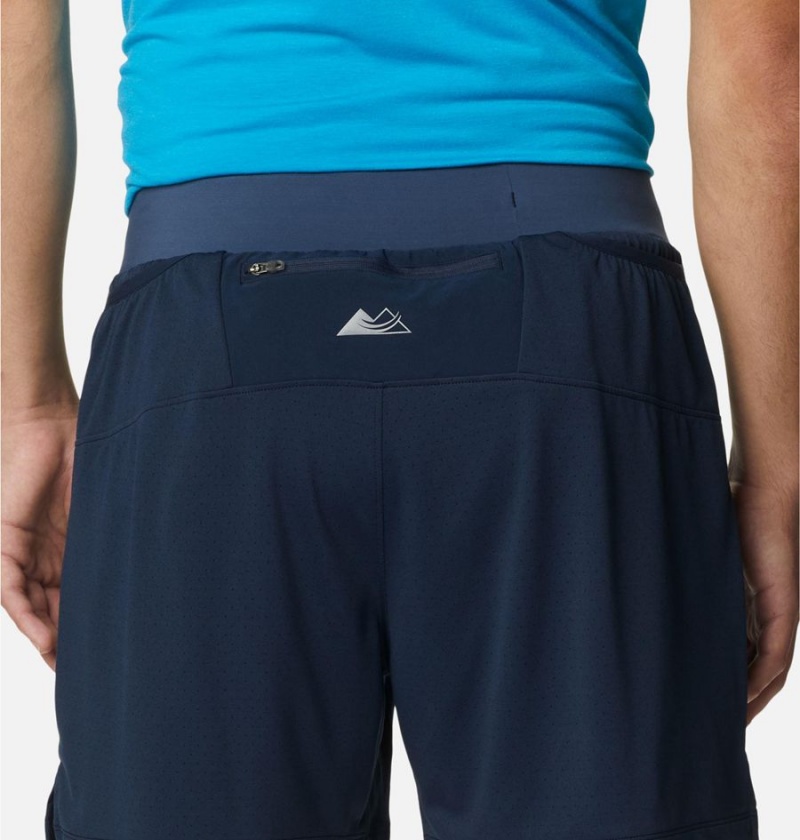 Navy Columbia Endless Trail 2-in-1 Men's Shorts | 57320DHPK