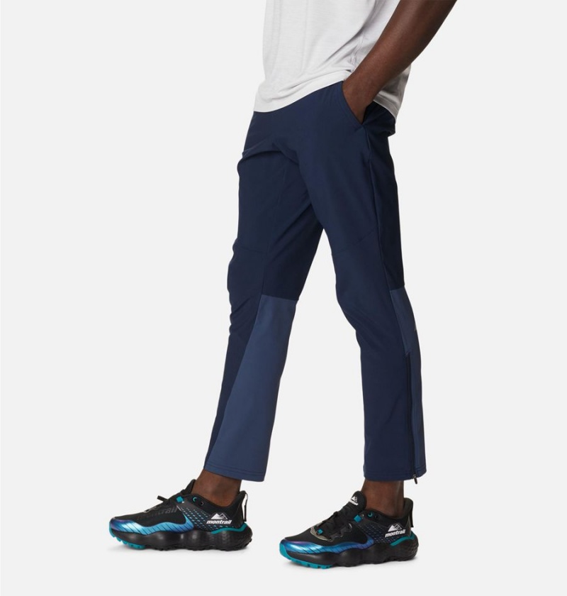 Navy Columbia Endless Trail Training Joggers Men's Pants | 28073QSBH