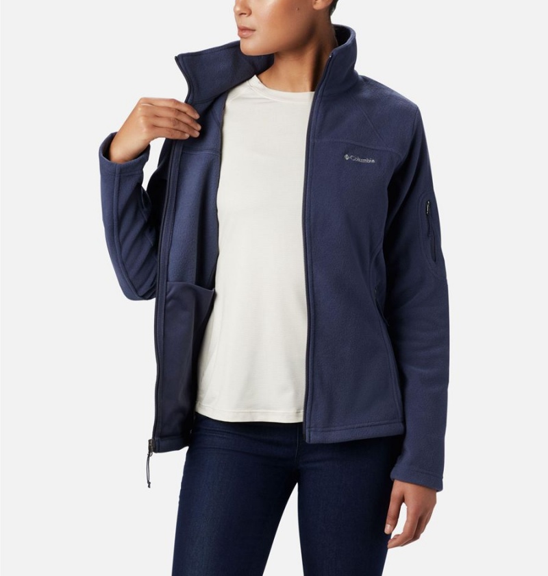 Navy Columbia Fast Trek II Women's Fleece Jacket | 71532CETS