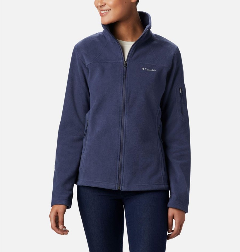 Navy Columbia Fast Trek II Women\'s Fleece Jacket | 71532CETS