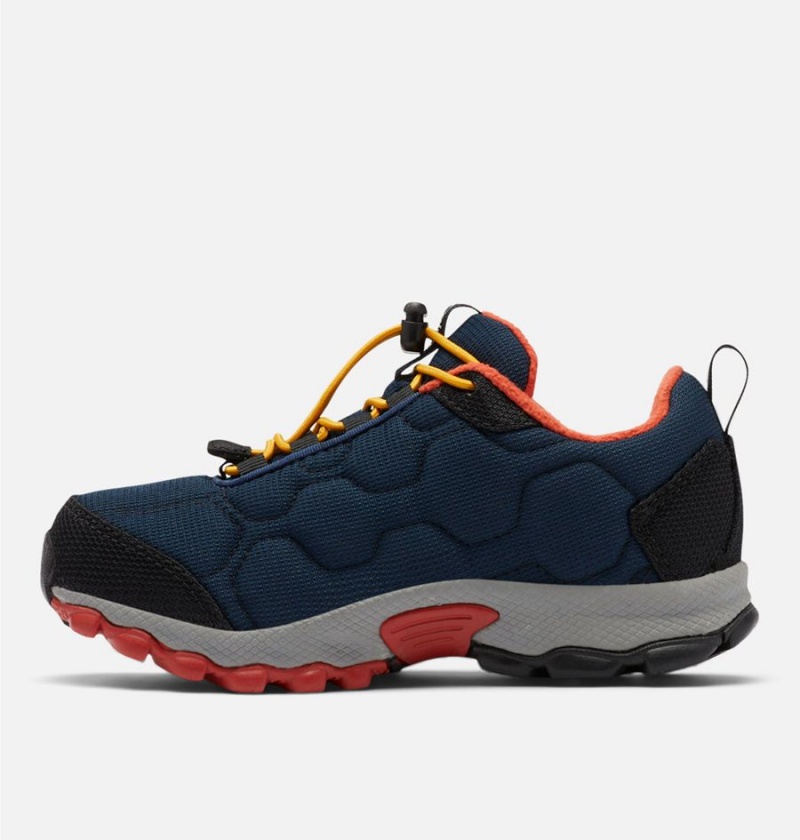 Navy Columbia Firecamp Sledder 3 Waterproof Kids' Sneakers | 10249RJPE