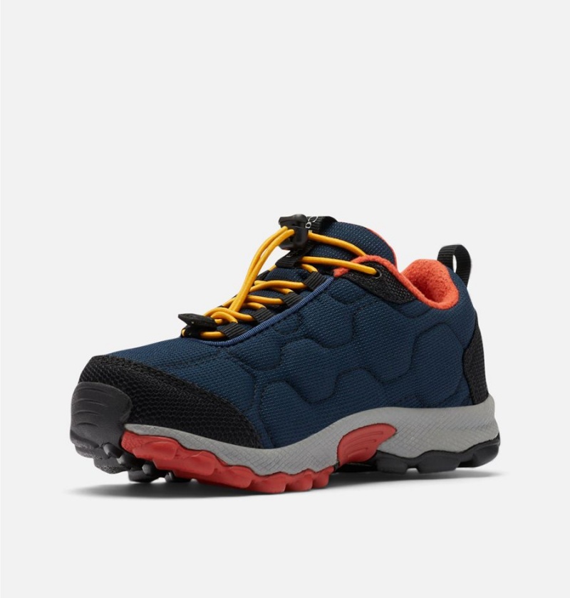 Navy Columbia Firecamp Sledder 3 Waterproof Kids' Sneakers | 10249RJPE