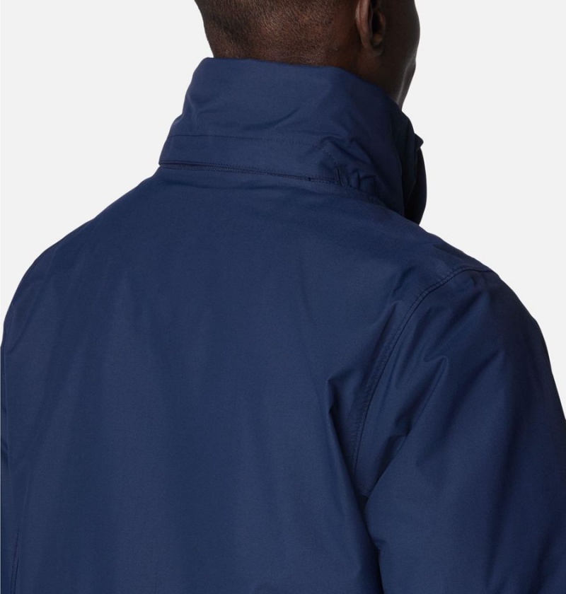 Navy Columbia Gulfport Interchange Men's 3 In 1 Jackets | 64071RVDZ