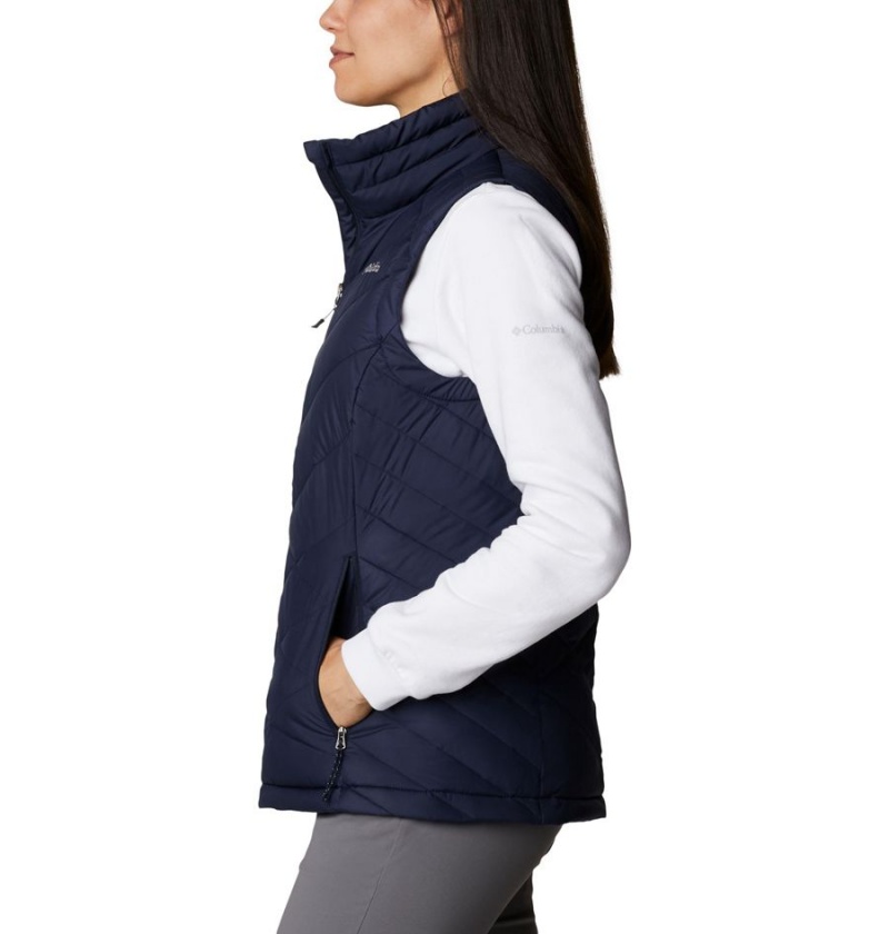 Navy Columbia Heavenly Women's Vest | 73250RPZD