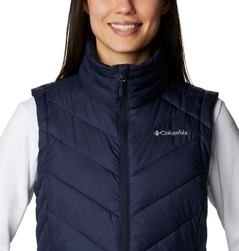 Navy Columbia Heavenly Women's Vest | 73250RPZD