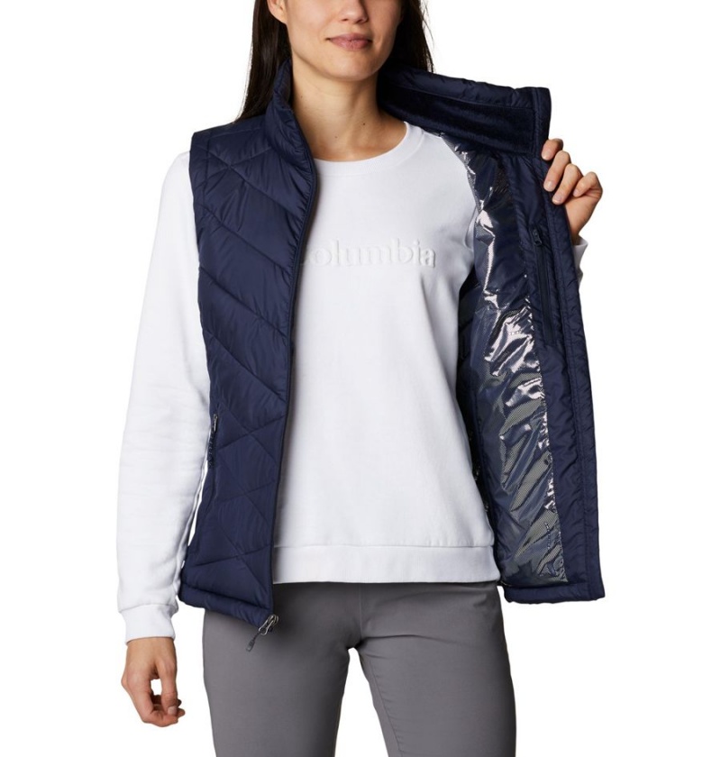 Navy Columbia Heavenly Women's Vest | 73250RPZD