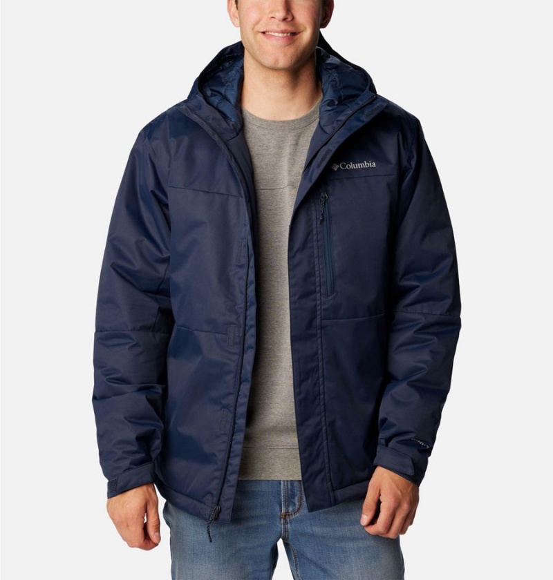 Navy Columbia Hikebound Insulated Men's Puffer Jacket | 74382WEYQ