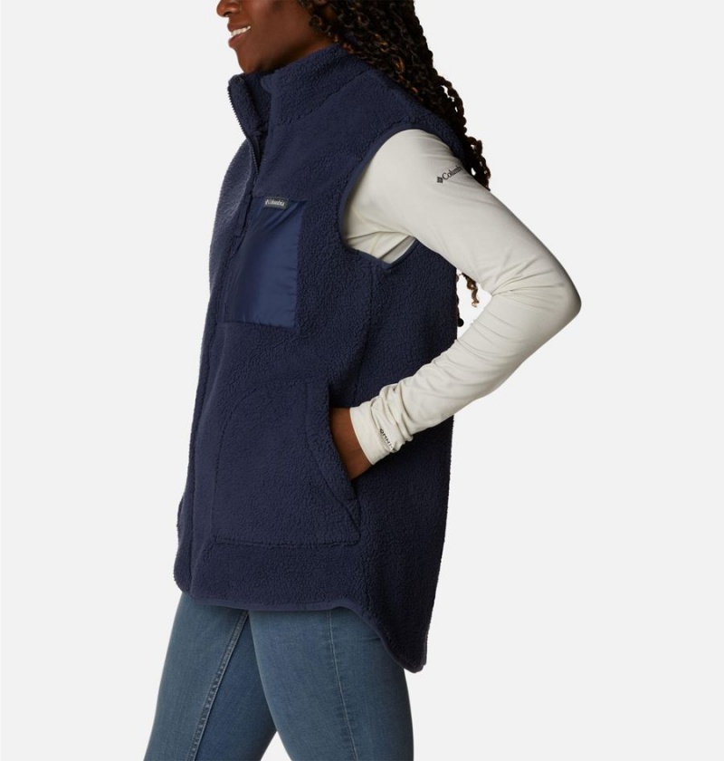 Navy Columbia Holly Hideaway Women's Vest | 27843LXQK