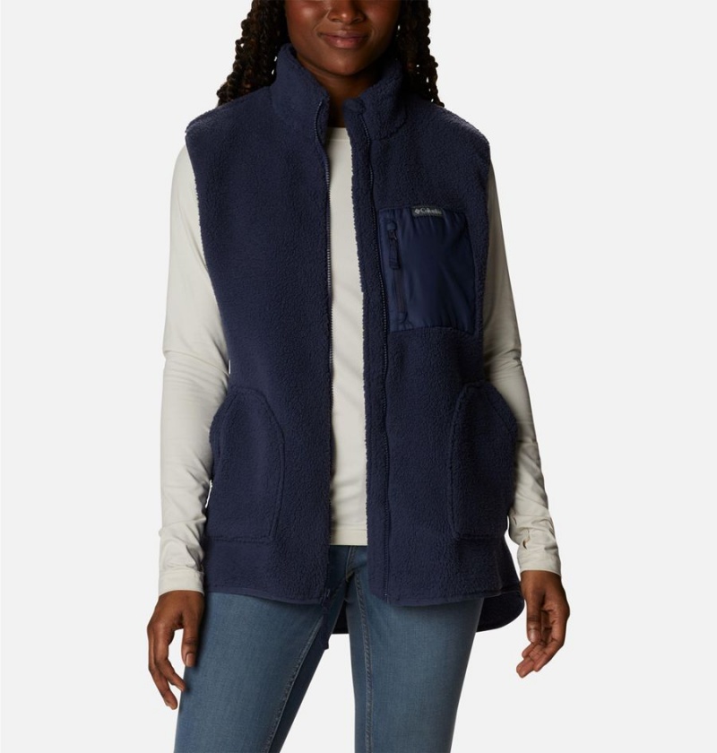 Navy Columbia Holly Hideaway Women's Vest | 27843LXQK