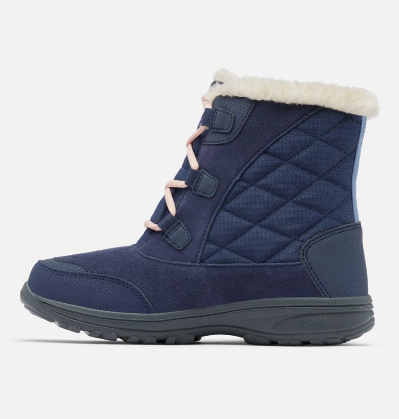 Navy Columbia Ice Maiden Shorty Women's Boots | 17692XZTK