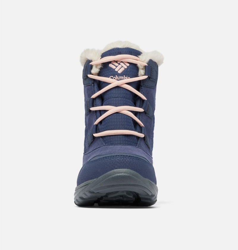 Navy Columbia Ice Maiden Shorty Women's Boots | 17692XZTK