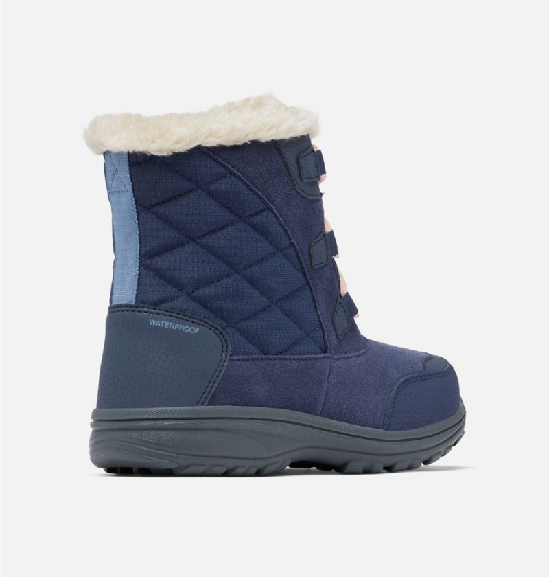 Navy Columbia Ice Maiden Shorty Women's Boots | 17692XZTK