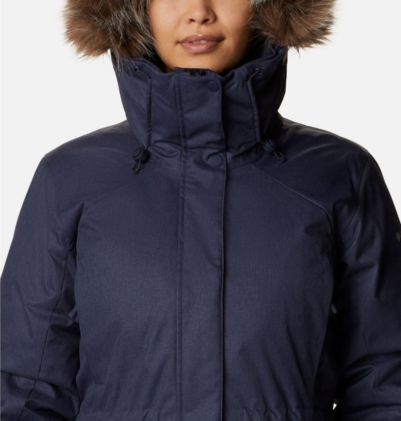 Navy Columbia Juniper Ridge Parka Women's Puffer Jacket | 65812EORP