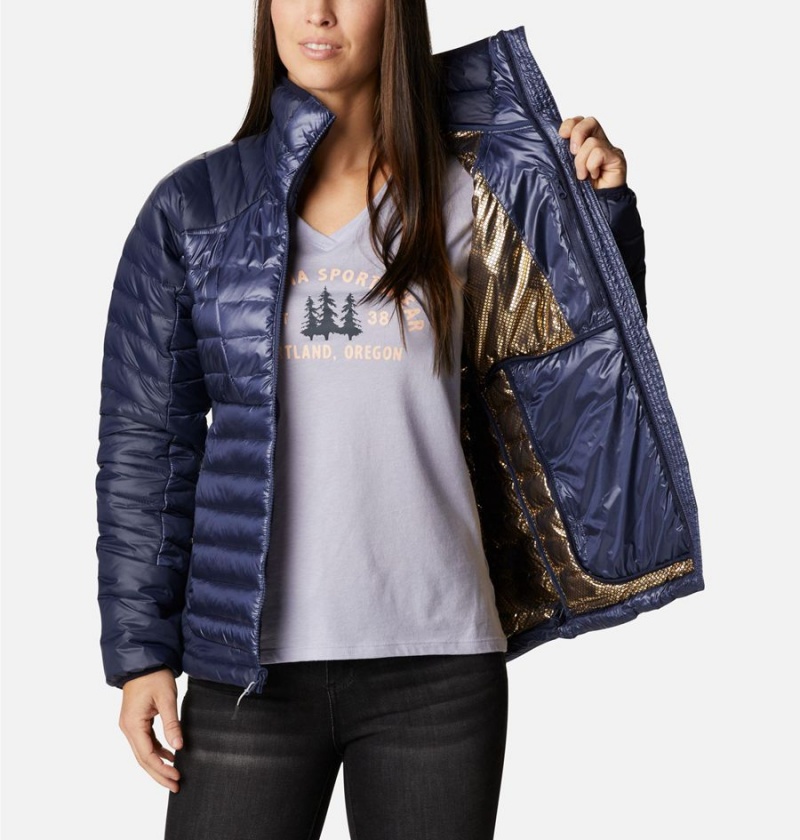 Navy Columbia Labyrinth Loop Insulated Women's Puffer Jacket | 51374HRCM