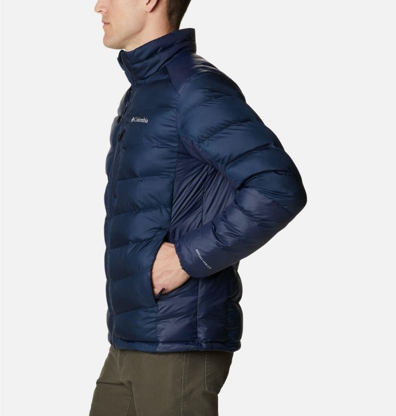 Navy Columbia Labyrinth Loop Omni Heat Infinity Insulated Men's Puffer Jacket | 20641CHRU