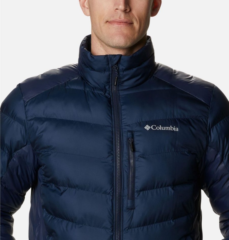 Navy Columbia Labyrinth Loop Omni Heat Infinity Insulated Men's Puffer Jacket | 20641CHRU