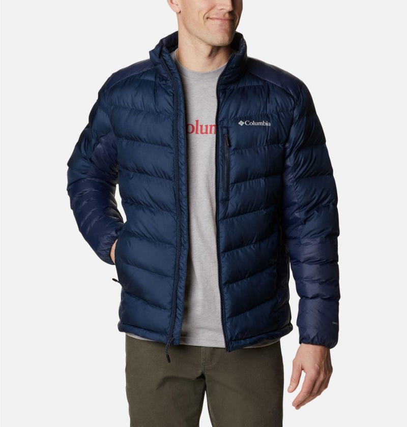 Navy Columbia Labyrinth Loop Omni Heat Infinity Insulated Men\'s Puffer Jacket | 20641CHRU