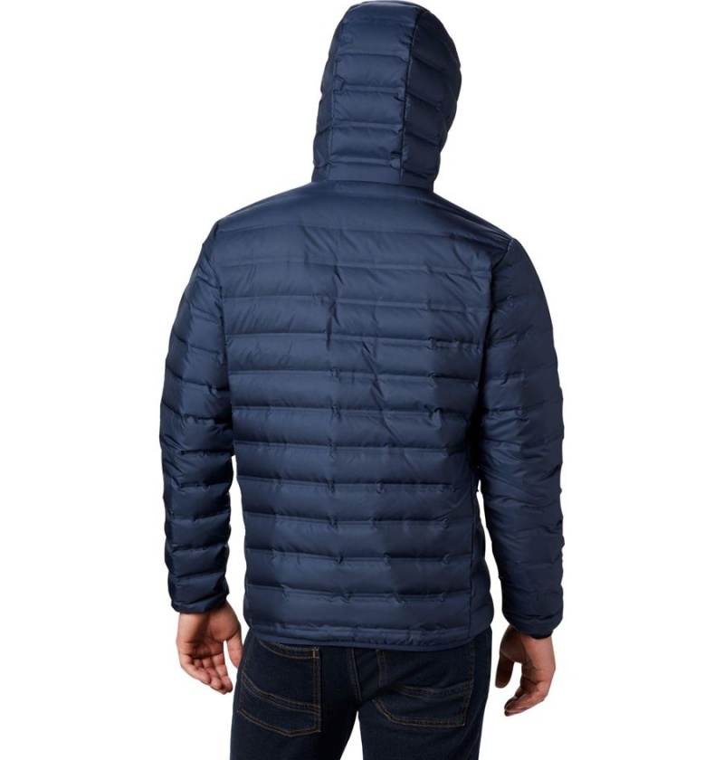 Navy Columbia Lake 22 Hooded Insulated Men's Puffer Jacket | 52137QTYC