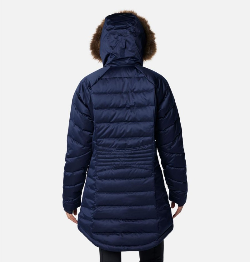 Navy Columbia Lay D III Mid Women's Puffer Jacket | 23104WHQL