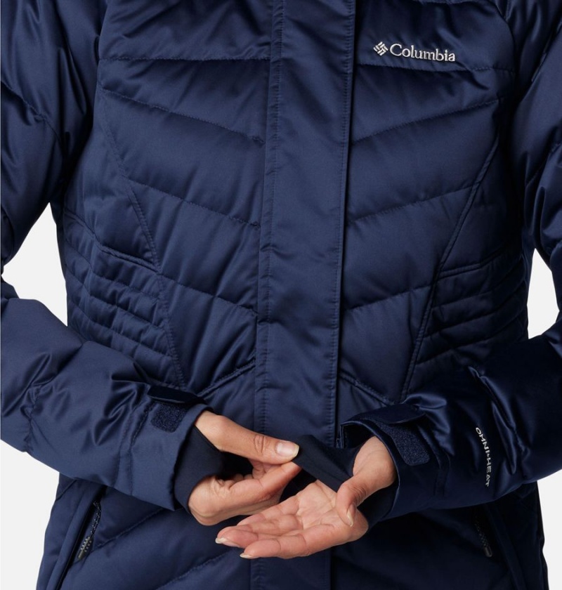 Navy Columbia Lay D III Mid Women's Puffer Jacket | 23104WHQL