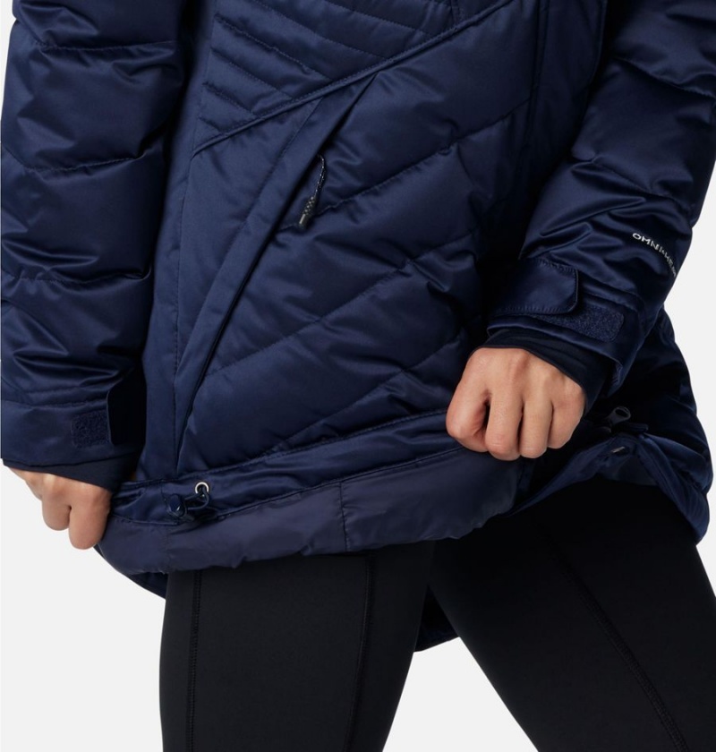 Navy Columbia Lay D III Mid Women's Puffer Jacket | 23104WHQL