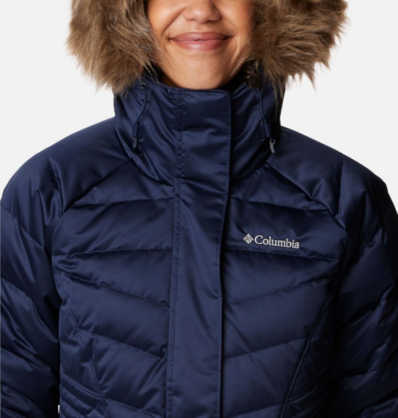 Navy Columbia Lay D III Women's Puffer Jacket | 96351EUZM