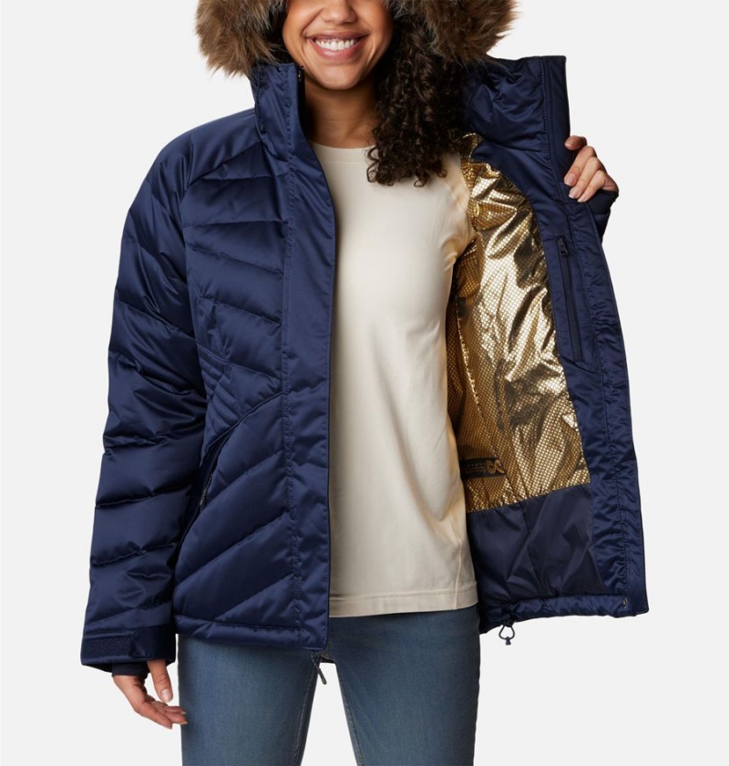 Navy Columbia Lay D III Women's Puffer Jacket | 96351EUZM