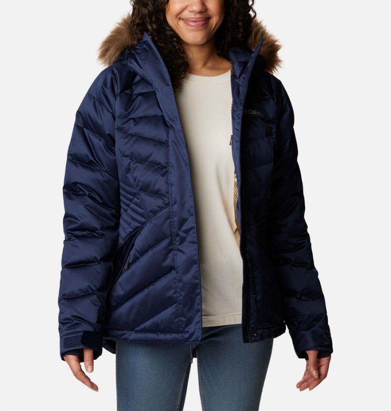 Navy Columbia Lay D III Women's Puffer Jacket | 96351EUZM