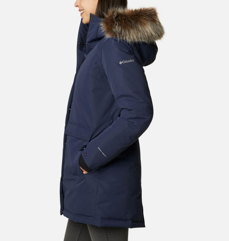 Navy Columbia Little Si Insulated Women's Coats | 28057TCNH