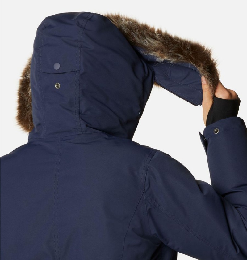 Navy Columbia Little Si Insulated Women's Coats | 28057TCNH