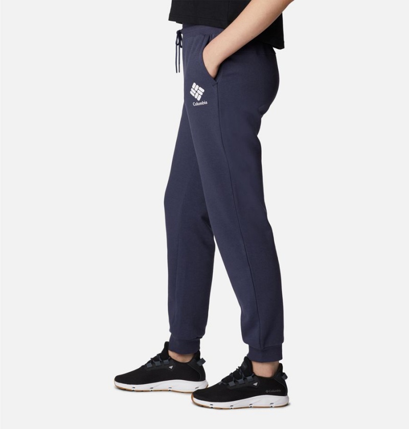 Navy Columbia Logo II Joggers Women's Pants | 37259BKSP