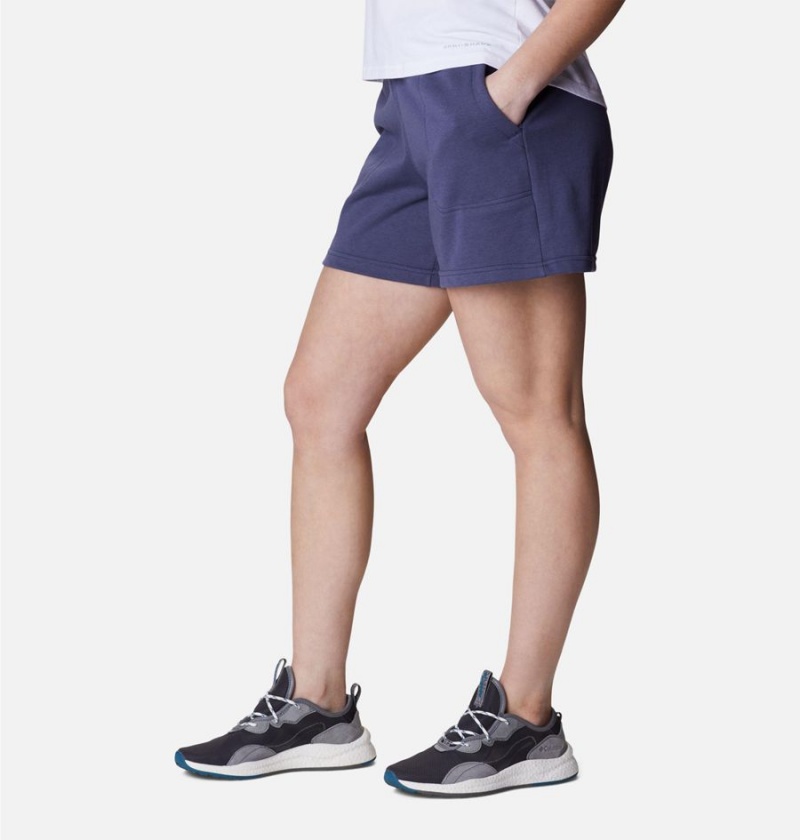 Navy Columbia Mineral Ridge Pull On Women's Shorts | 72903XUJC