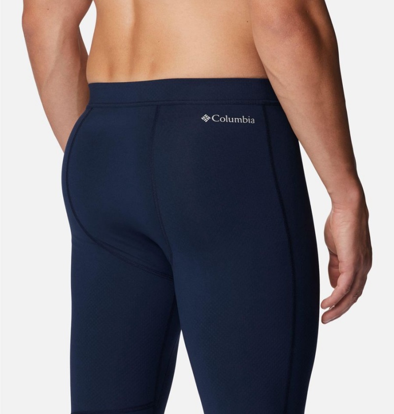 Navy Columbia Omni Heat Infinity Baselayer Tights Men's Pants | 56789FORT