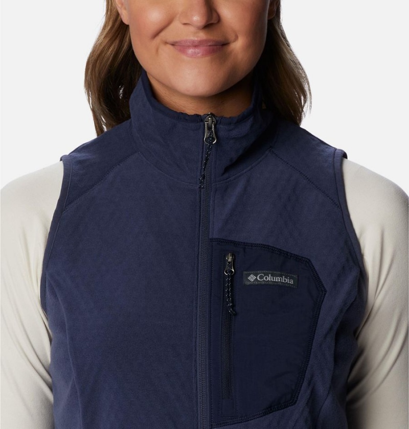 Navy Columbia Outdoor Tracks Women's Vest | 35612WGKV