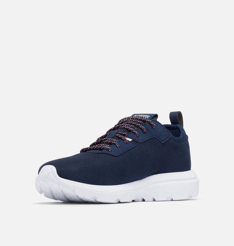 Navy Columbia PFG Low Drag Lite Men's Sneakers | 85760UALV