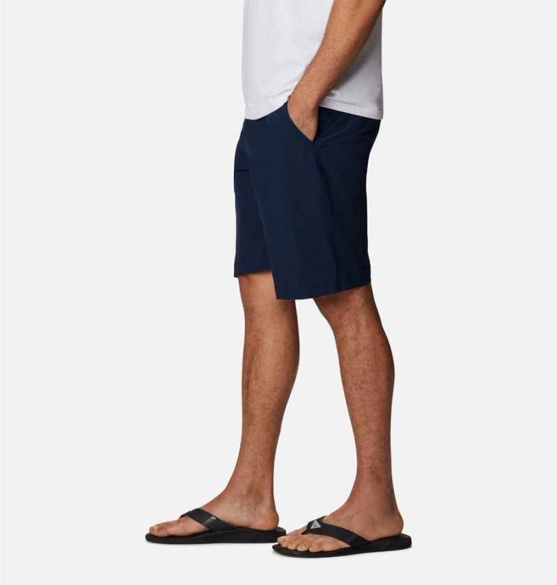 Navy Columbia PFG Terminal Tackle Men's Shorts | 67491LYKX