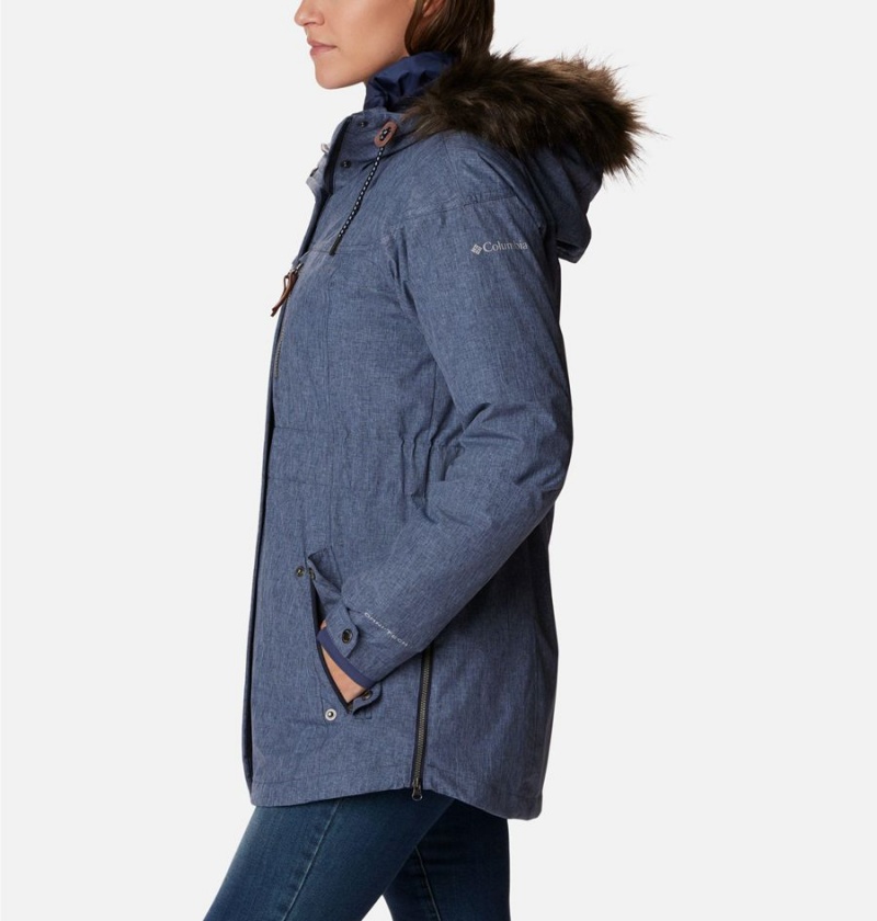 Navy Columbia Payton Pass Interchange Women's Coats | 98023ZLGE