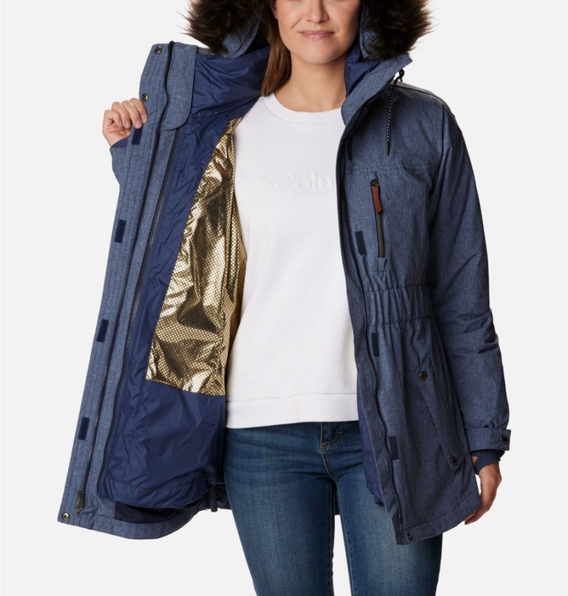 Navy Columbia Payton Pass Interchange Women's Coats | 98023ZLGE