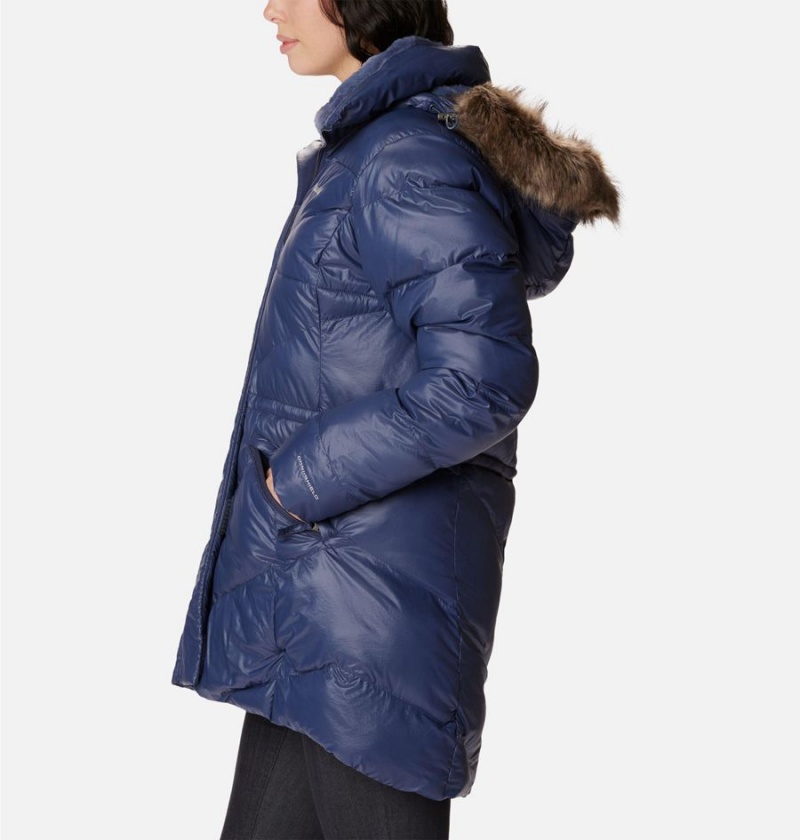 Navy Columbia Peak to Park Mid Insulated Women's Puffer Jacket | 29501HTVL