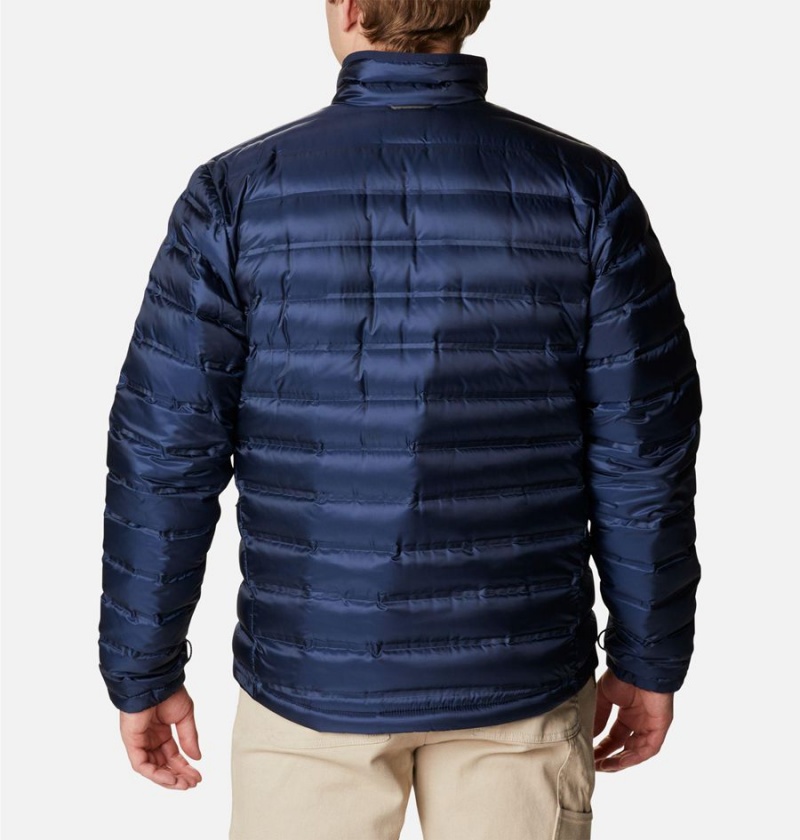 Navy Columbia Pebble Peak Insulated Men's Puffer Jacket | 15043IUJN