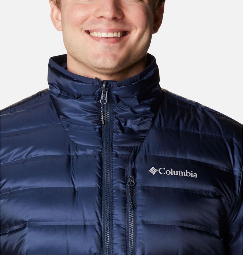 Navy Columbia Pebble Peak Insulated Men's Puffer Jacket | 15043IUJN