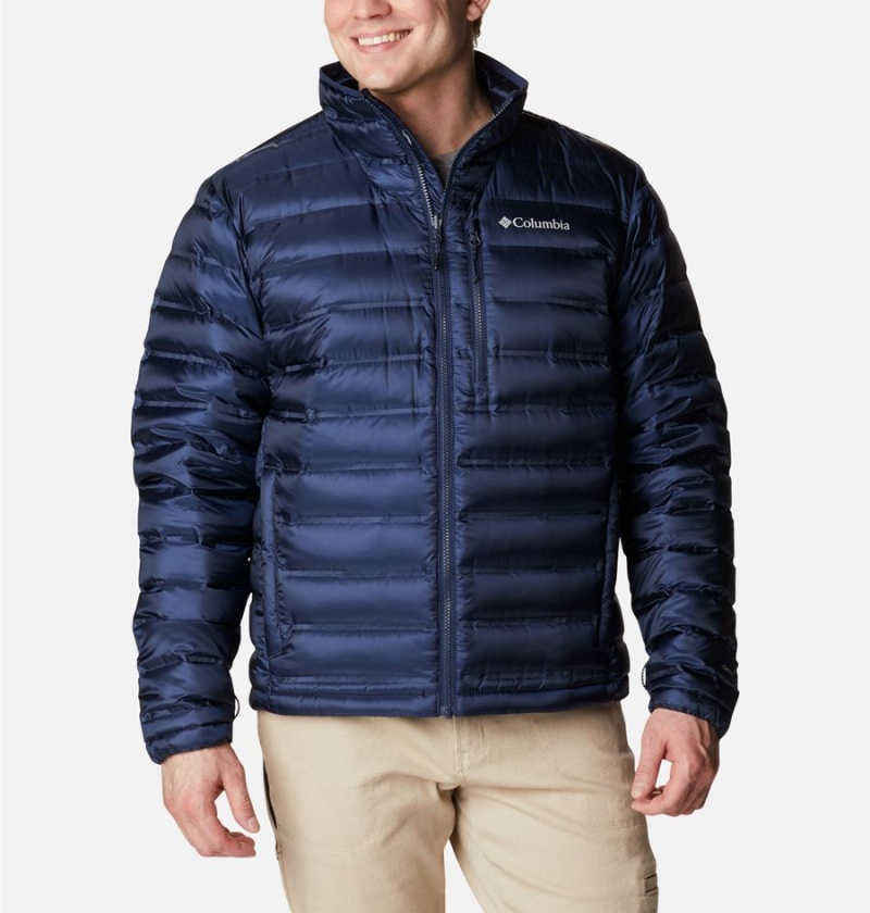 Navy Columbia Pebble Peak Insulated Men\'s Puffer Jacket | 15043IUJN