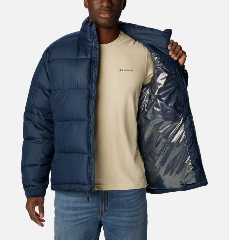 Navy Columbia Pike Lake II Insulated Men's Puffer Jacket | 68973MBIE