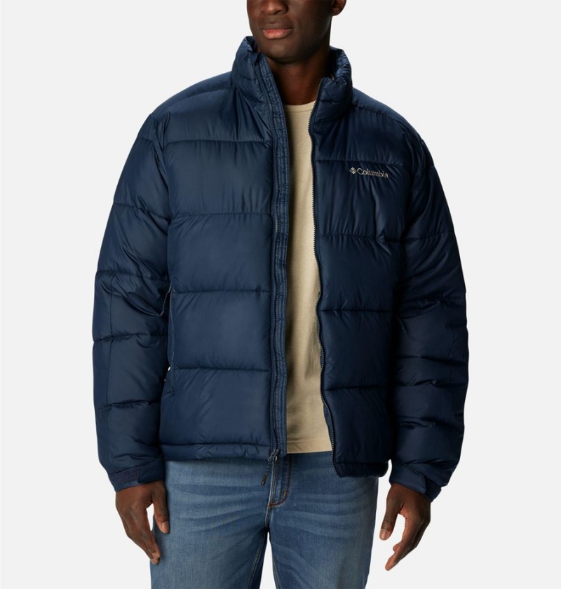 Navy Columbia Pike Lake II Insulated Men's Puffer Jacket | 68973MBIE