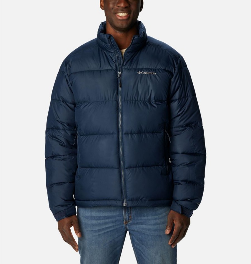 Navy Columbia Pike Lake II Insulated Men\'s Puffer Jacket | 68973MBIE