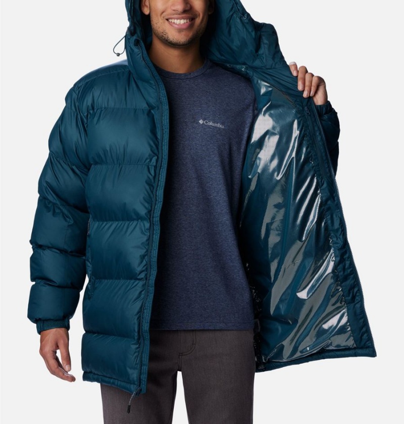 Navy Columbia Pike Lake Parka Insulated Men's Puffer Jacket | 46081GIFJ