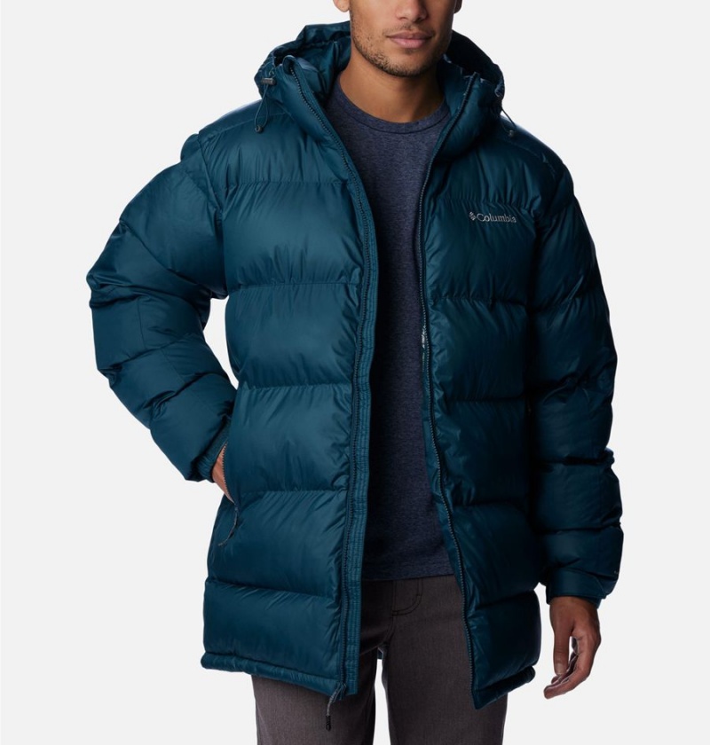 Navy Columbia Pike Lake Parka Insulated Men's Puffer Jacket | 46081GIFJ